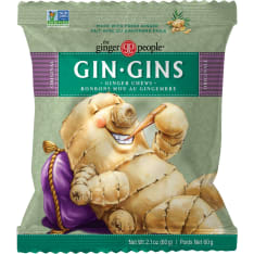 Ginger People Original Chews 60 g inkiväärimakeinen
