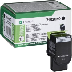 Lexmark 71B20K0 black toner cartridge