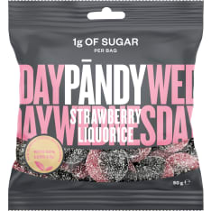 Pändy Strawberry Liquorice 50 g karkkipussi