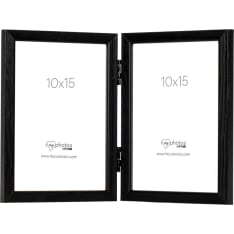 Focus Rock Black Double 10x15 photo frame