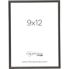 Focus Can-Can Aluminium Black 9x12 photo frame