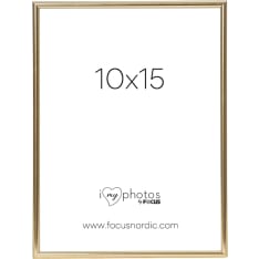Focus Can-Can Shiny Gold 10x15 photo frame