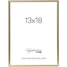 Focus Can-Can Shiny Gold 13x18 photo frame