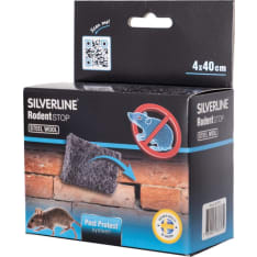 Silverline steel wool 40x400mm mouse & rat