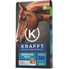 KRAFFT Sensitive Mysli 20 kg hevosen täydennysrehu