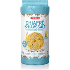 Friggs Chiansiemenet&Merisuola 130 g ohut maissikakku