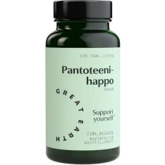 Great Earth Pantothenic Acid (Time Release) 500 mg 120 tabl