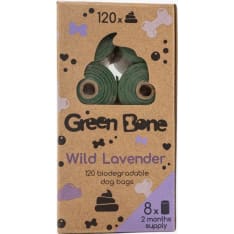 Green Bone laventeli 8 rullaa / 120 kpl kakkapussi