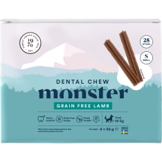 Monster Dog Dental Chew Lamb Small Month (28st) 224 g koiran purutikku
