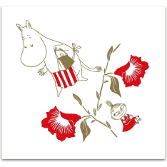 Moomin tea time 20 pieces 33cm Napkins