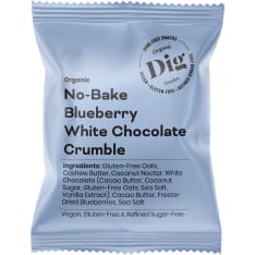 Dig Organic Blueberry white chocolate crumble 35g
