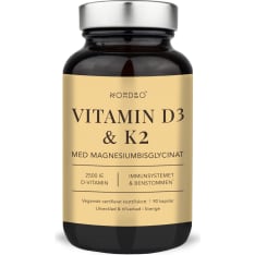 Nordbo D3 & K2 90 kaps. ravintolisä