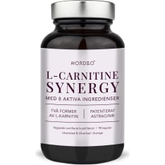 Nordbo L-Carnitine Synergy 90 kaps. ravintolisä