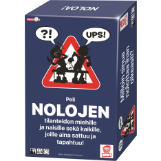 Peli nolojen tilanteiden miehille ja naisille sekä kaikille, joille aina sattuu ja tapahtuu!