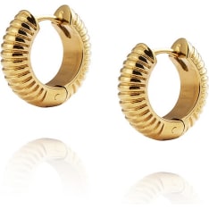 Mockberg MO228 Ribbed earrings