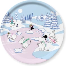 Optodesign Moomin winter round 31 cm tray