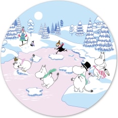 Optodesign Moomin winter 21 cm trivet/serving tray