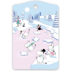 Optodesign Moomin winter 30 x 20 cm serving tray/cutting board