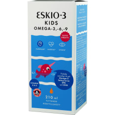 Eskio-3 Kids Omega 210 ml ravintolisä