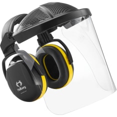 Hellberg SECURE 2H polykarbonaattivisiiri kuulonsuojaimilla