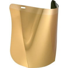 Hellberg SAFE polycarbonate visor gold