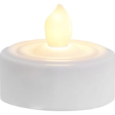 Star valkoinen led-tuikkupari ajastimella