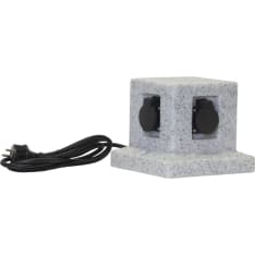 Star Plugge 18cm 4-part. extension cord for outdoor use