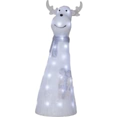 Star Trading Flamme Soft 17,5 cm IP44 ruskea LED-kynttilä