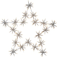 Star Flower Star 60cm 200 led tähtisiluetti