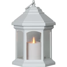 Star Trading Linta valkoinen LED-lyhty