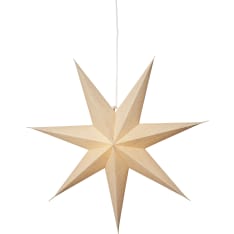 Star Cotton beige paper star