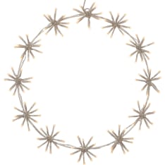 Star Flower Ring 50cm valokoriste