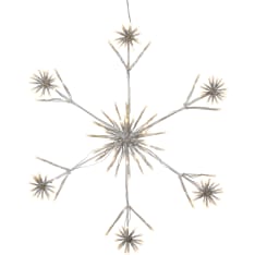 Star Trading Flamme Rak 27,5 cm IP44 valkoinen LED-kynttilä