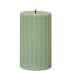 Star Flamme Stripe 15 cm LED-pöytäkynttilä