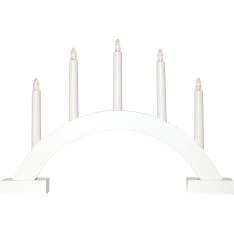 Star Abbe battery operated white candle