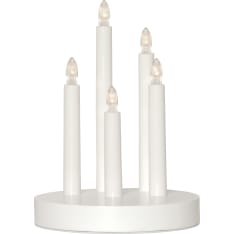 Star Doris battery operated white candle