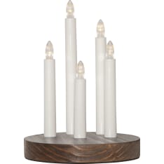 Star Doris battery operated brown candle