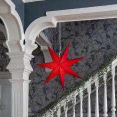 Star Cloud 60cm red paper star