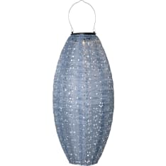 STAR Trading Festa LED solar koristelyhty 20x20x40cm sininen