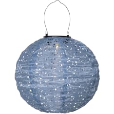 STAR Trading Festa LED solar koristelyhty 25x25x25cm sininen