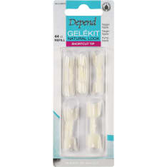 Depend Shortcut Tip Natural 44pcs nail tip
