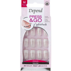Depend Press & Go Rosa Medium Square tekokynnet