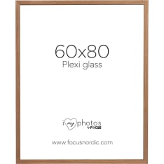 Focus Soul Oak veneer 60X80 Plexi valokuvakehys