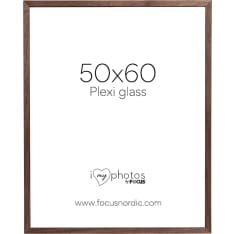 Focus Soul Walnut veneer 50X60 Plexi valokuvakehys