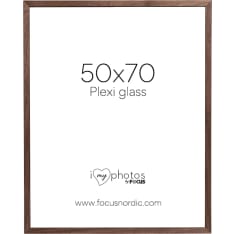 Focus Soul Walnut veneer 50X70 Plexi valokuvakehys