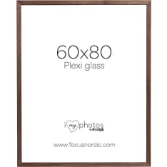 Focus Soul Walnut veneer 60X80 Plexi valokuvakehys