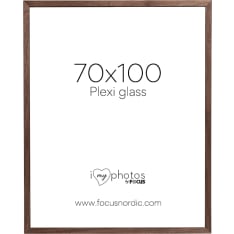 Focus Soul Walnut veneer 70X100 Plexi valokuvakehys