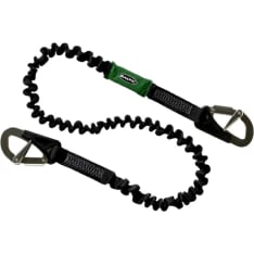 Baltic 2 m flexible safety rope with two hooks