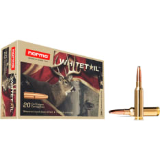 Norma 222 Rem 3.6g Whitetail 20-round cartridge
