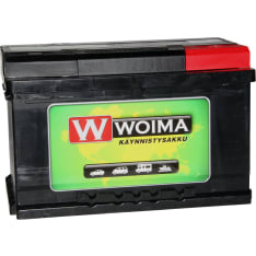 Woima 75Ah 610A 278x175x175 -/+ käynnistysakku